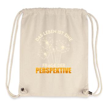 Philosophe DAS LEBEN EINE FRAGE DER PERSPEKTIVE - Stanley/Stella recycelter Gym Bag - Naturweiß - Vorne