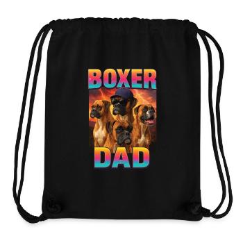 Boxer - Stanley/Stella recycelter Gym Bag - Schwarz - Vorne