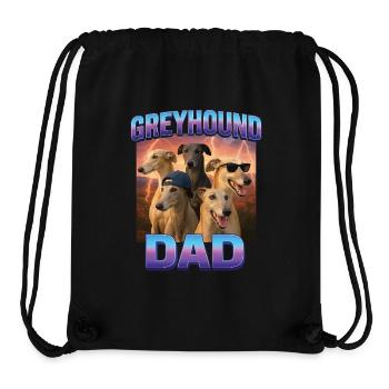 Windhund - Stanley/Stella recycelter Gym Bag - Schwarz - Vorne