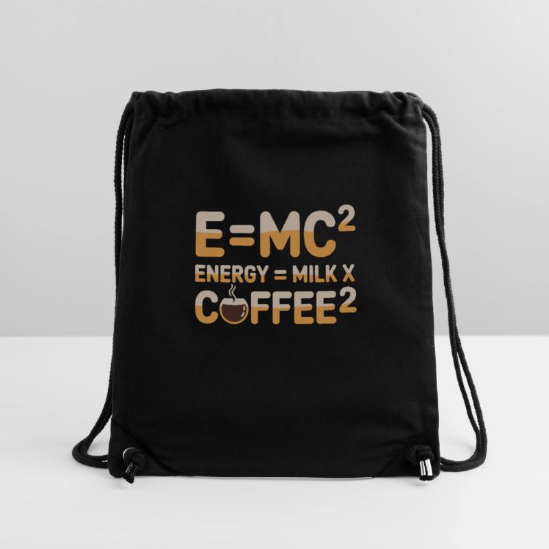 E=MC2 Physics Saying Caffeine Nerd Energy Coffee Stanley/Stella Recycled Gym Bag