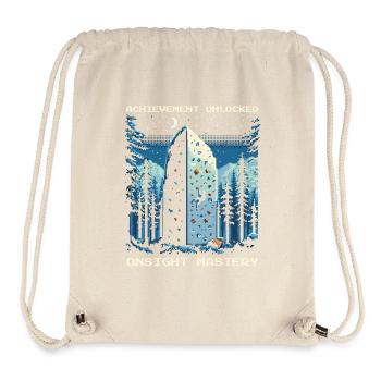 Onsight Mastery | Bouldering Pixel Art - Stanley/Stella Recycled Gym Bag - natural - Front