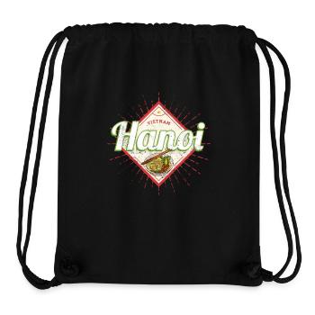 Hanoi City Vietnam Pho Noodle Soup Souvenir - Stanley/Stella Recycled Gym Bag - black - Front