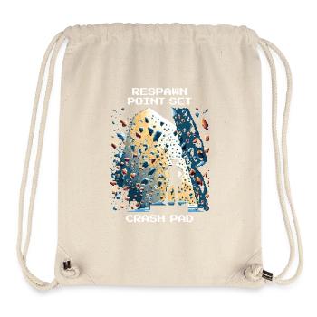 Respawn: Crash Pad | Bouldering Pixel Art - Stanley/Stella Recycled Gym Bag - natural - Front