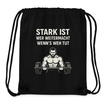 Chemise de fitness Gym Sport Style - Sac à cordon recyclé Stanley/Stella - noir - Devant