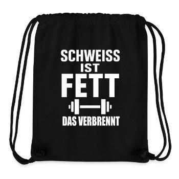 Fitness Shirt Gym Sport Style - Stanley/Stella Recycled Gym Bag - black - Front