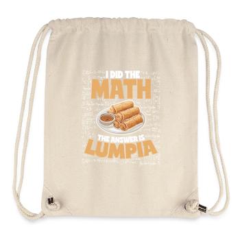 Spring Rolls Lumpian Students Math - Stanley/Stella Recycled Gym Bag - natural - Front