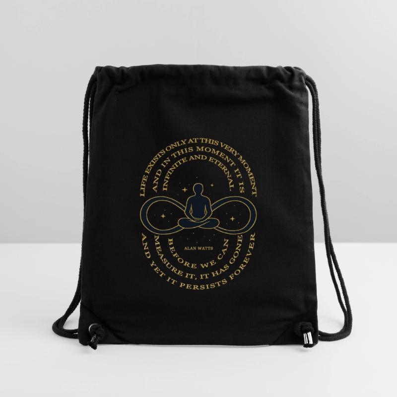 Alan Watts Time Infinity Tee Stanley/Stella Recycled Gym Bag