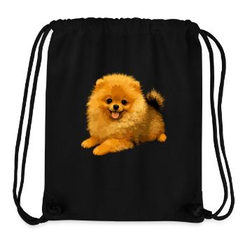 Pomeranian Pomeranian Pom Sweet German Spitz - Stanley/Stella Recycled Gym Bag - black - Front