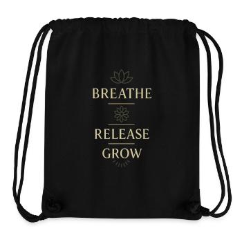 Boho Yoga Cadeau spirituel pour les yogis conscients - Sac à cordon recyclé Stanley/Stella - noir - Devant