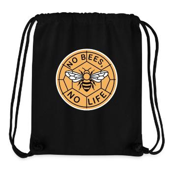 Chemise Save the Bees Statement - Sac à cordon recyclé Stanley/Stella - noir - Devant