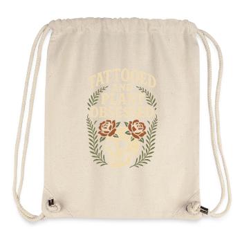 Tätowierte Pflanzenliebhaberin Pflanzenmama - Stanley/Stella recycelter Gym Bag - Naturweiß - Vorne