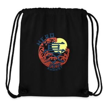 Japan Hero since August 2012 Birthday Gift - Stanley/Stella Recycled Gym Bag - black - Front