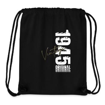 80. Geburtstag Legende Jahrgang 1945 - Stanley/Stella recycelter Gym Bag - Schwarz - Vorne