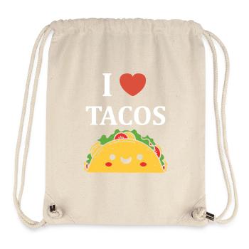 Tacos - Stanley/Stella recycelter Gym Bag - Naturweiß - Vorne