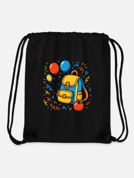 Grundschule Einschulung Schulstart - Stanley/Stella recycelter Gym Bag - Schwarz
