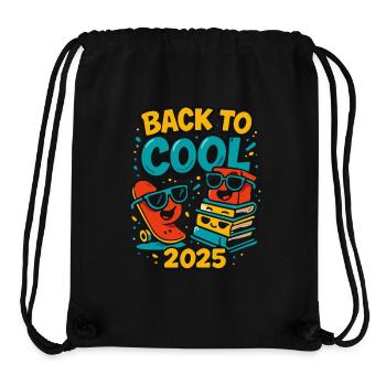 Schule 2025 Einschulung Grundschule - Stanley/Stella recycelter Gym Bag - Schwarz - Vorne
