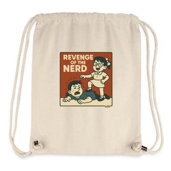 Vengeance des nerds sur les brutes de la cour d’école - Sac à cordon recyclé Stanley/Stella - blanc naturel - Devant