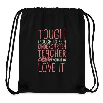 Kindergarten teacher Crazy - Stanley/Stella Recycled Gym Bag - black - Front