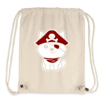 Pirat - Stanley/Stella recycelter Gym Bag - Naturweiß - Vorne