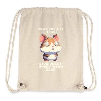 Focus: Main Quest | ADHD Side Quests Everywhere - Stanley/Stella Recycled Gym Bag - natural - Front