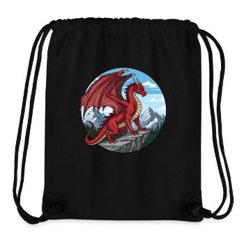 Red Cliff Dragon - Stanley/Stella Recycled Gym Bag - black - Front