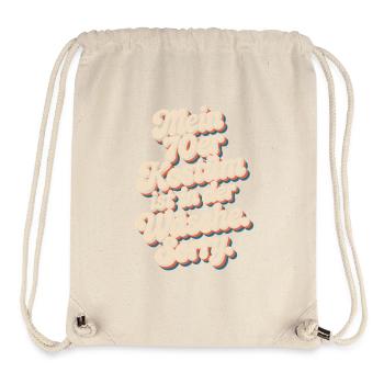70s Costume Is In The Lingerie 70s Party 70s - Stanley/Stella Recycled Gym Bag - natural - Front
