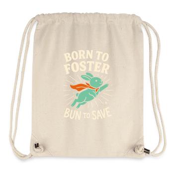 Bunny Mom Rabbit Rescue Adopt, Buy - Stanley/Stella Recycled Gym Bag - natural - Front