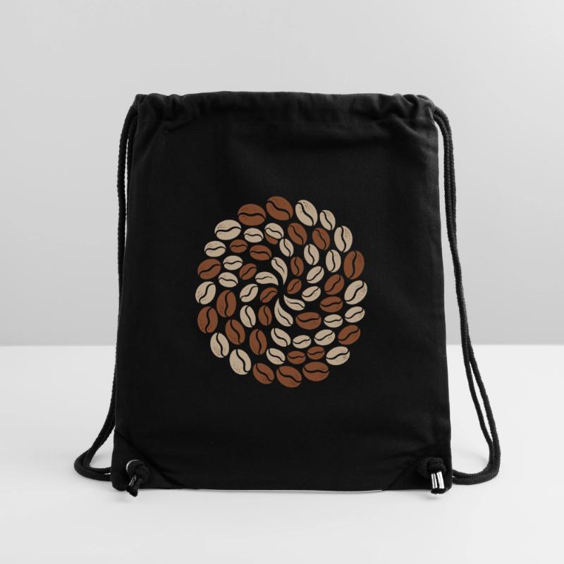 Coffee Bean Pattern Circle Lover Stanley/Stella Recycled Gym Bag