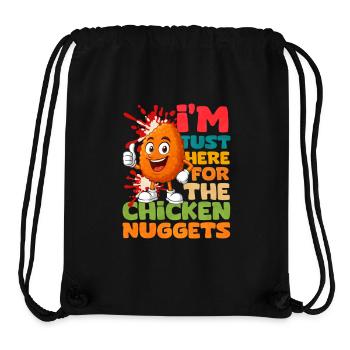 Chicken Nugget - Stanley/Stella Recycled Gym Bag - black - Front