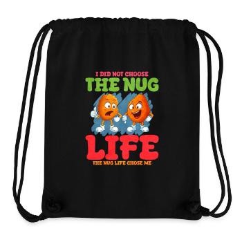 Chicken Nugget - Stanley/Stella Recycled Gym Bag - black - Front
