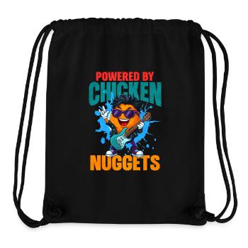 Chicken Nugget - Stanley/Stella Recycled Gym Bag - black - Front