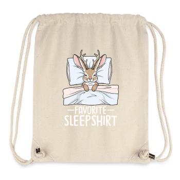 Favorite Sleepshirt - Stanley/Stella recycelter Gym Bag - Naturweiß - Vorne