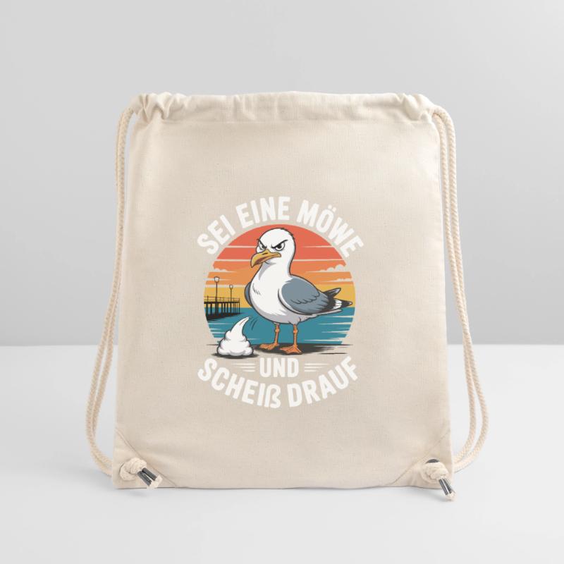 Sei Eine Möwe und Scheiß drauf Stanley/Stella recycelter Gym Bag
