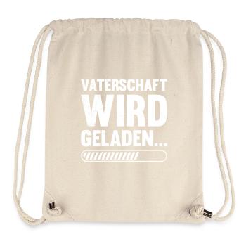 VATERSCHAFT WIRD GELADEN Lustiges - Stanley/Stella recycelter Gym Bag - Naturweiß - Vorne