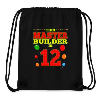 Master Builder 12 Years Old Block Building 12th - Stanley/Stella recycelter Gym Bag - Schwarz - Vorne