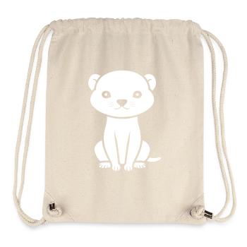 belette - Sac à cordon recyclé Stanley/Stella - blanc naturel - Devant