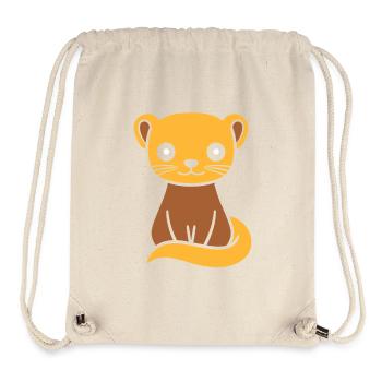 belette - Sac à cordon recyclé Stanley/Stella - blanc naturel - Devant