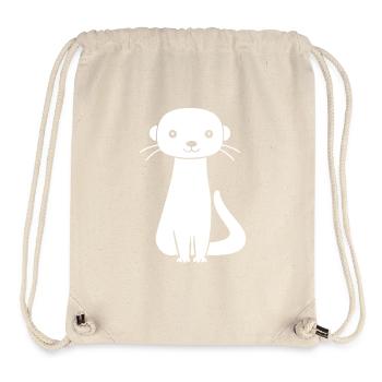 belette - Sac à cordon recyclé Stanley/Stella - blanc naturel - Devant