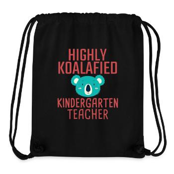 Kindergarten teacher Koalafied - Stanley/Stella Recycled Gym Bag - black - Front