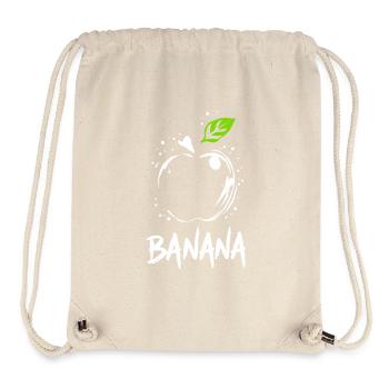 Banane Apfel Witz - Stanley/Stella recycelter Gym Bag - Naturweiß - Vorne