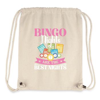 Bingo Night Fun Design for Bingo Fans - Stanley/Stella Recycled Gym Bag - natural - Front