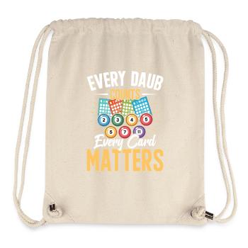 Bingo Night Fun Design for Bingo Fans - Stanley/Stella Recycled Gym Bag - natural - Front