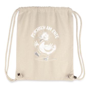 Psychisch Am Ente - Stanley/Stella recycelter Gym Bag - Naturweiß - Vorne