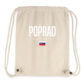 Poprad Slowakei - Stanley/Stella recycelter Gym Bag - Naturweiß - Vorne