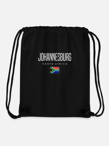 Johannesburg Südafrika - Stanley/Stella recycelter Gym Bag - Schwarz