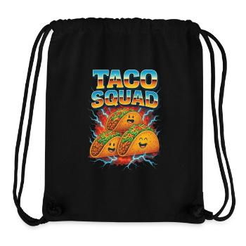 Tacos - Stanley/Stella recycelter Gym Bag - Schwarz - Vorne