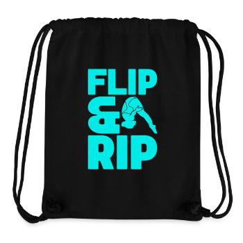 Diving diving board - Stanley/Stella Recycled Gym Bag - black - Front