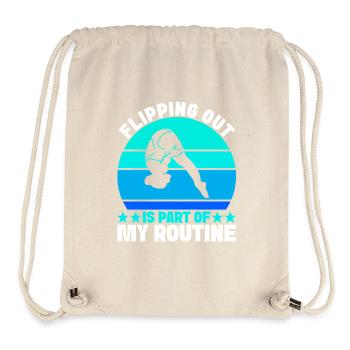 Diving diving board - Stanley/Stella Recycled Gym Bag - natural - Front