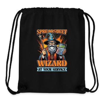 Accounting Spreadsheet Wizard Bookkeeper Auditor - Stanley/Stella Recycled Gym Bag - black - Front