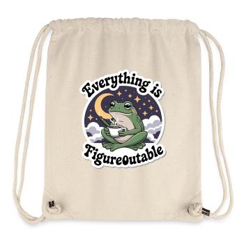 FROSCH SANFT - Stanley/Stella recycelter Gym Bag - Naturweiß - Vorne